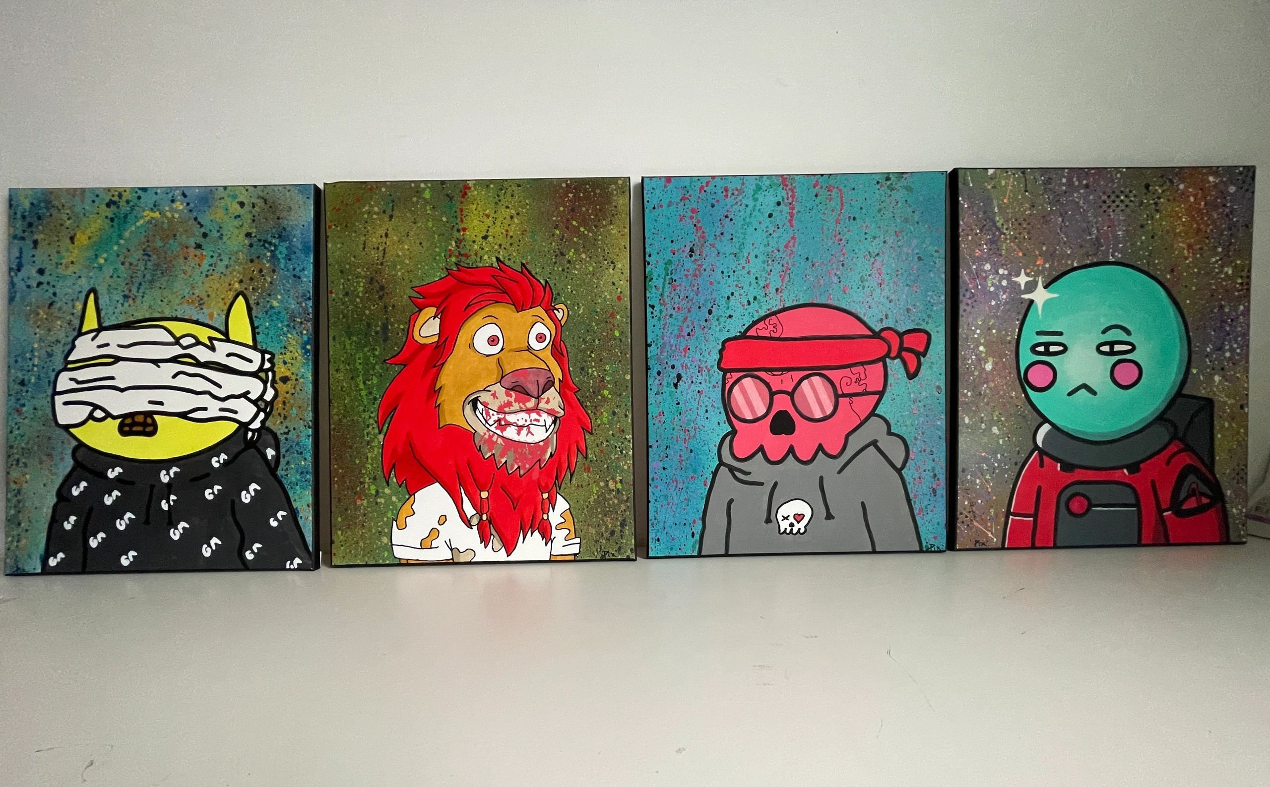 Canvas paintings by pix