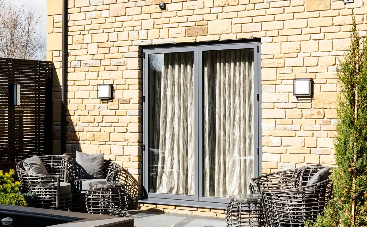 Visofold French Doors Steel Look Windows Cumbria | Windows in the Lakes