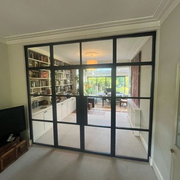 Steel look Aluspace Internal doors | Windows in the Lakes