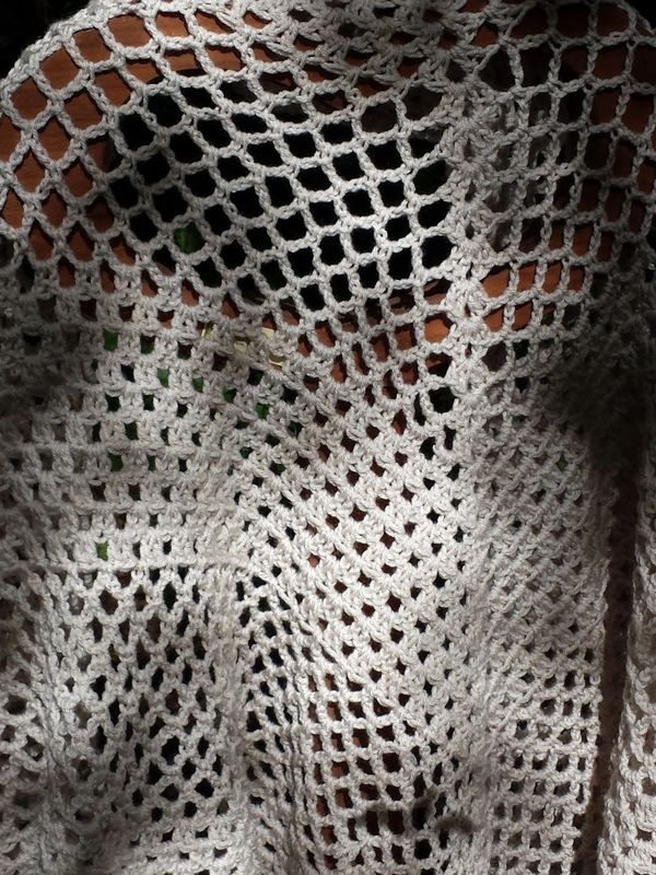 Fish and Loaves Shawl original design by Evelyn Rainey