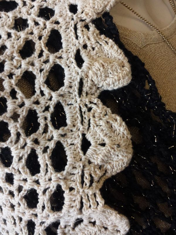 Crocheted edging