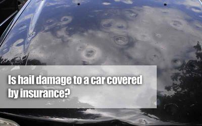Hail Damage is a Comprehensive Claim