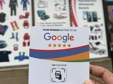 Google Reviews Plate NFC