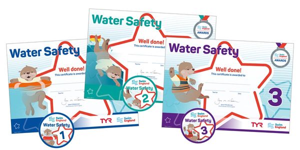 Swimming lesson awards - water safety