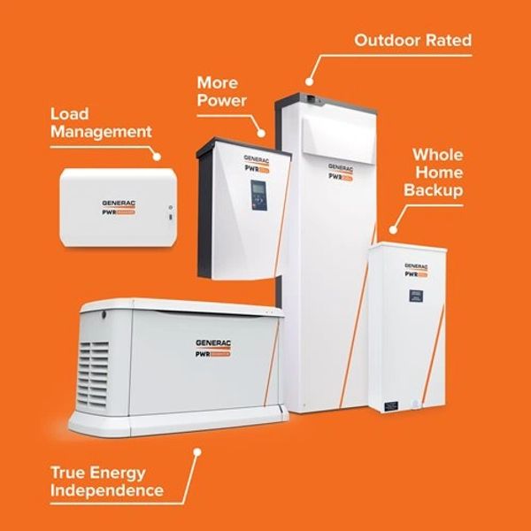 Solar & Storage from Generac PWRcell with generator, SMM, XVT07 inverter, Battery ATS switch