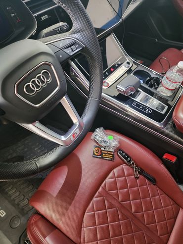 Audi spare key made in Las Vegas by ONE-A Locksmith professional mobile service for Audi vehicles
