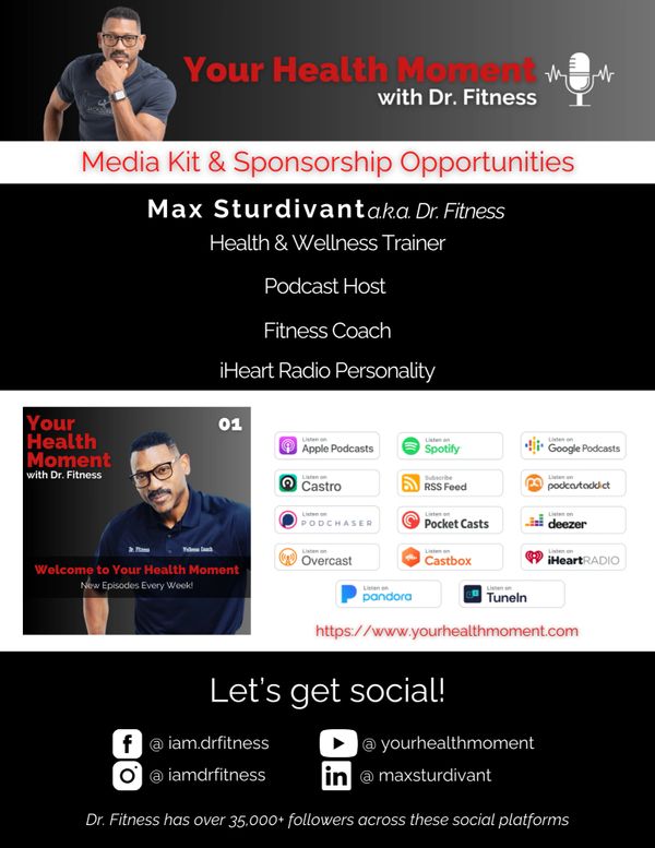 Flier creation for Max Sturdivant of Age Well Fitness