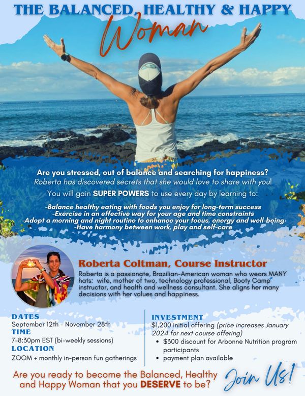 Flier creation for Roberta Coltman.