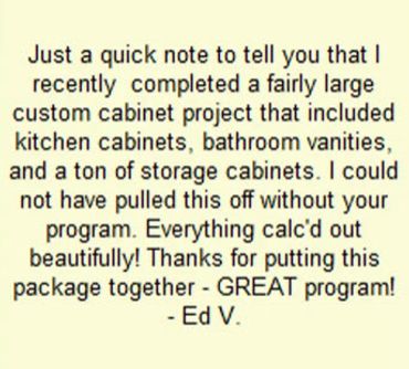 How to design and build large cabinet project with cutting list