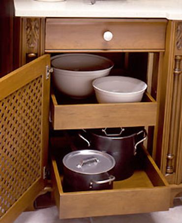 How to build slide out trays for custom cabinets and woodworking projects