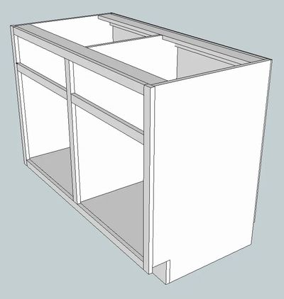 How to build free-standing cabinets and bookcases.