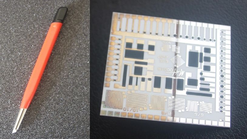 Fibre Glass Abrasion Pens for enhanced solderability, improve silver and palladium conductors