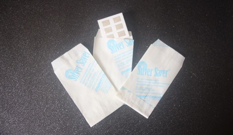 Silver Saver Envelopes, Anti-tarnish, packaging for silver component, kraft paper