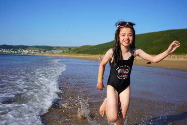 Travel photography, family, holiday, beach