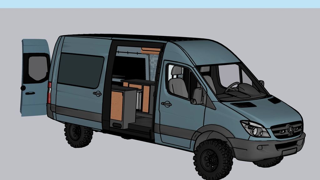Virginia Beach conversion van showcasing custom interior craftsmanship
