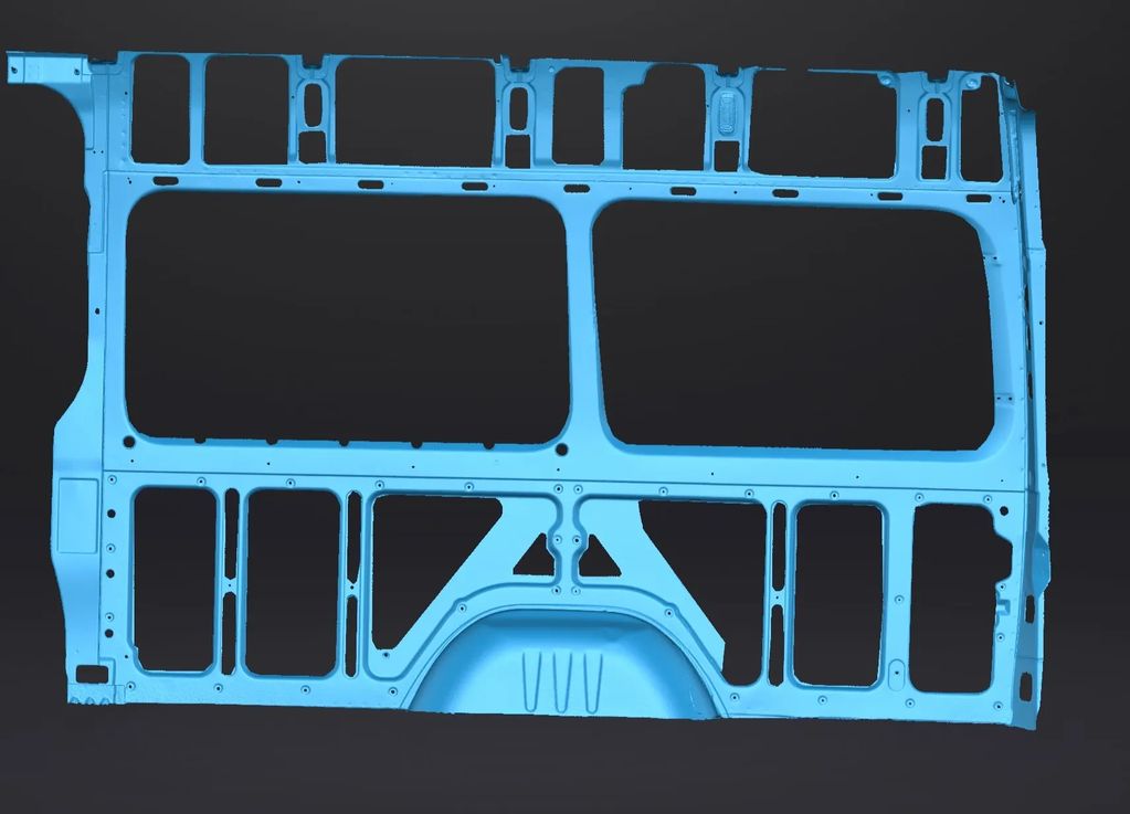 3d scan of conversion van build to provide a factory finish conversion van build