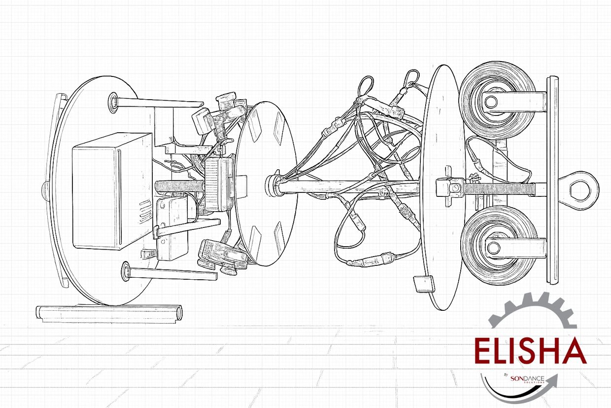 Elisha, Float Hose Inspection tool, SomDance Solutions. Float hose integrity, proactive maintenance, visual inspection system.