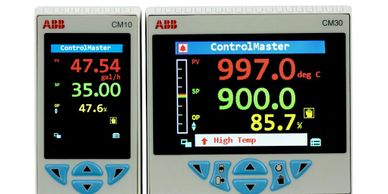 chart recorders digital paper PID controllers loop display analog digital ABB process control 