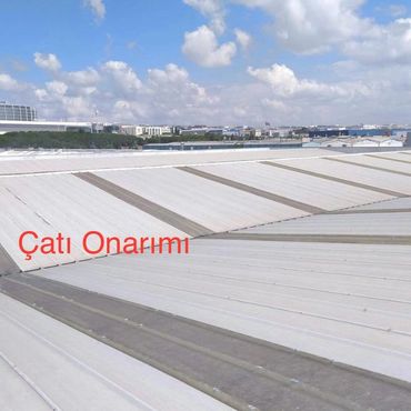 Endüstriyel fabrika çatı onarımı