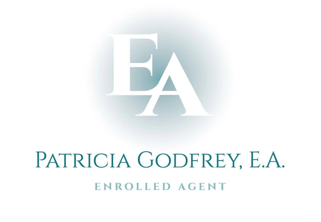 A logo designed by M Hammond Creative depicting a soft blue circle with the letters EA in white  abo