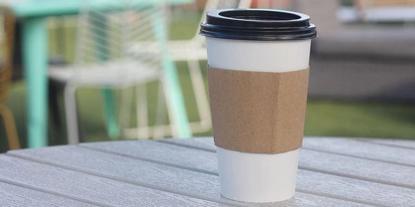Insulating Paper Hot Cup Sleeve from MP Classics.  Provides thermal insulation on hot beverage cups.