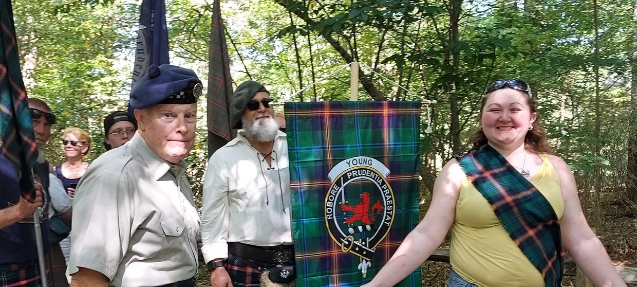 Clan Young at the Ligonier, PA Scottish Highland Games and AGM 2021