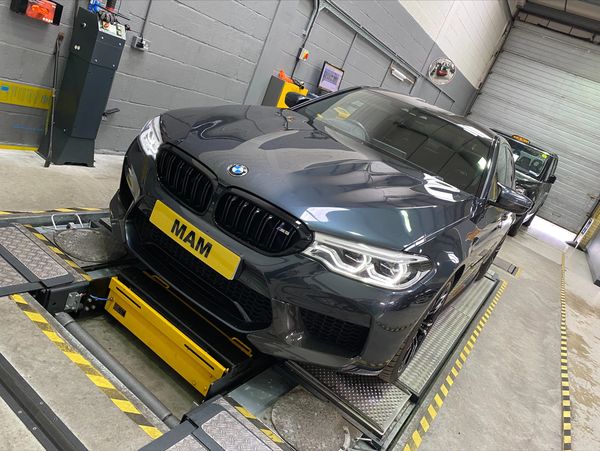 MOT ON SERVICING RAMP