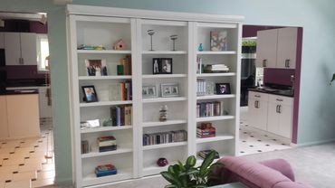 Hidden bookcase door