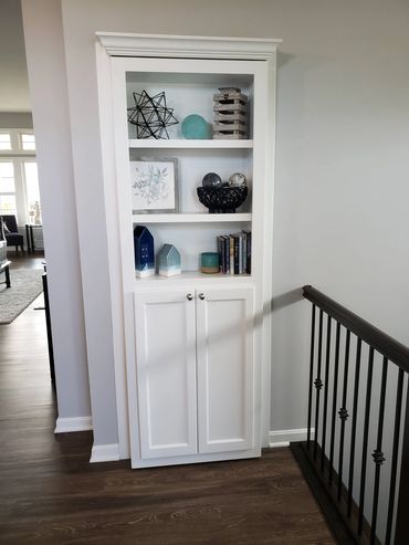 Hidden bookcase door