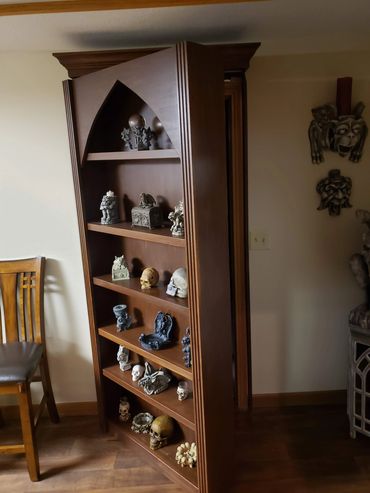 Hidden bookcase door