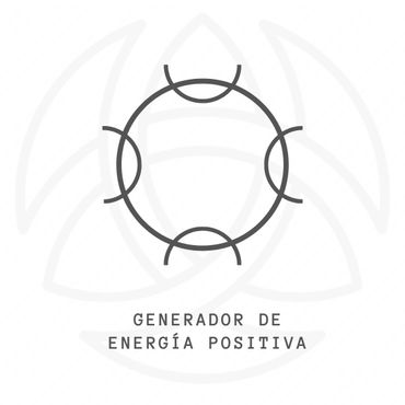 símbolo de generación de energía positiva