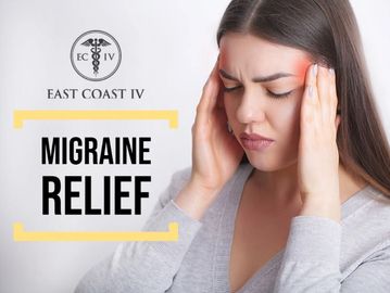 Migraine IV therapy near me by East Coast IV in Baltimore and Ocean City Maryland 