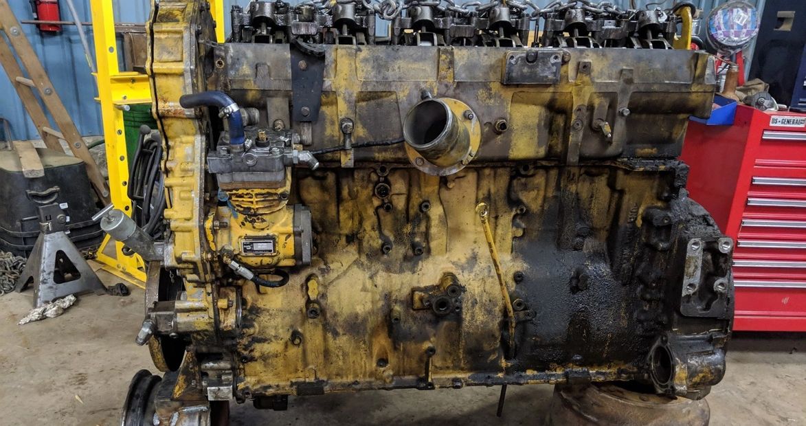 This is a Cat we switched out and rebuilt for a customer