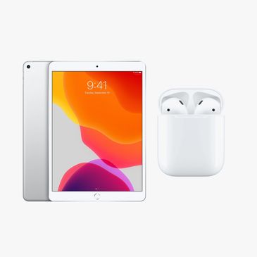 AirPods and iPad