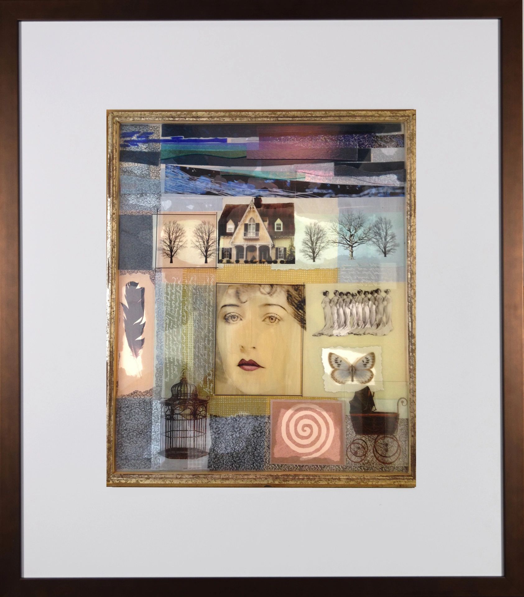 Mixed Media- glass paper, paint photographic process, resin
Mixed Media , Commission,