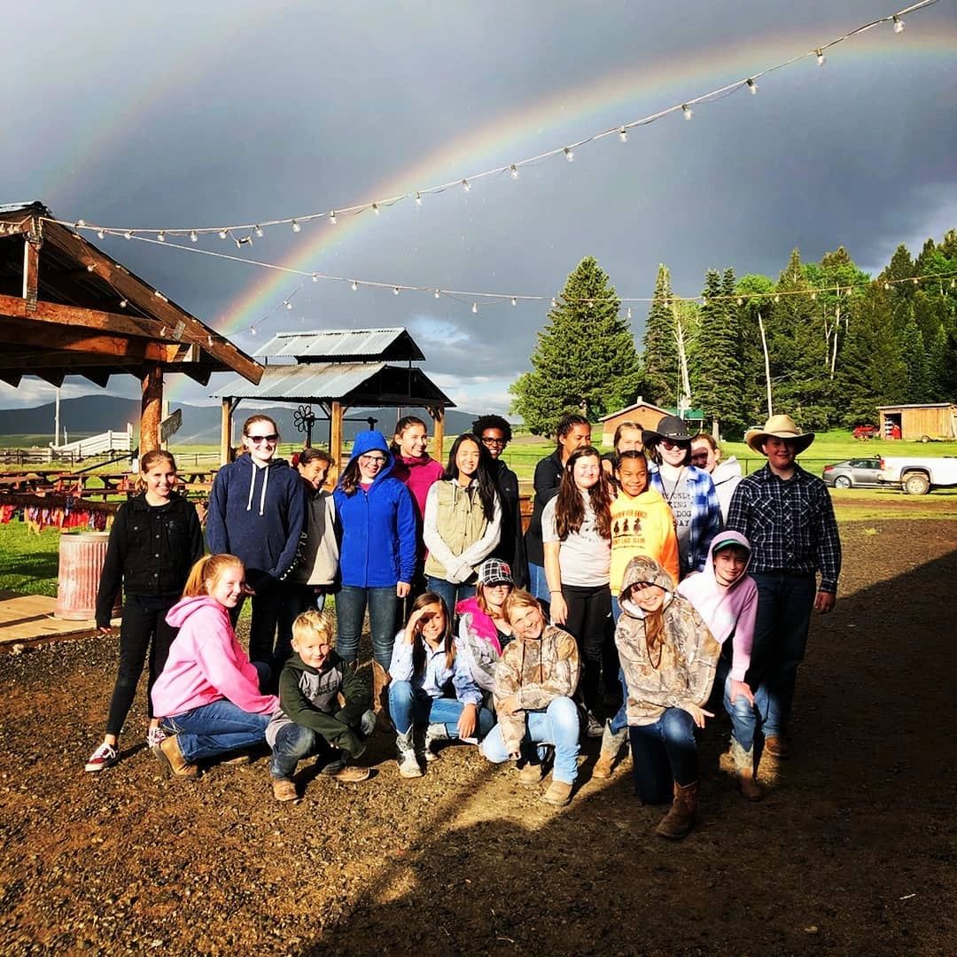 meadow vue ranch horse camp group picture