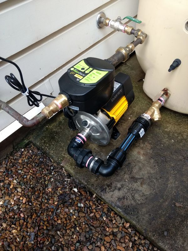 Davey KRB1 HP45-05 Pump with RB2 Rainbank - Suction Line Installed