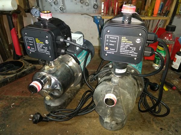 Onga JMM100 & Onga JSP110 Pumps Ready for Collection