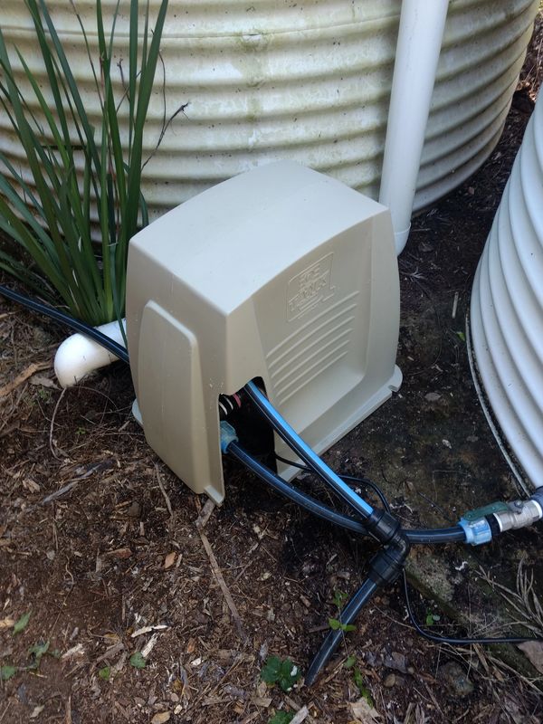 Pump Cover Installed on Davey HS50-06T Pump