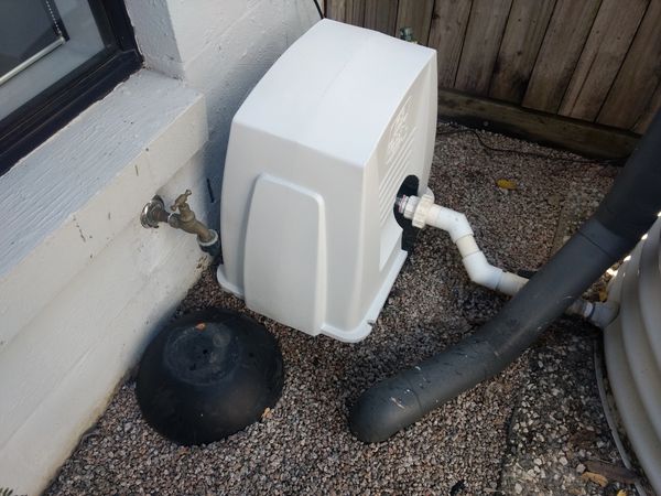 Pump Cover Installed for Weather Protection