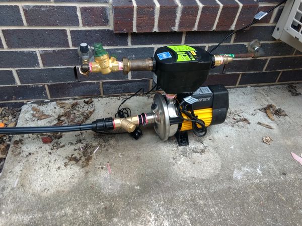 Pump Suction Line Connected