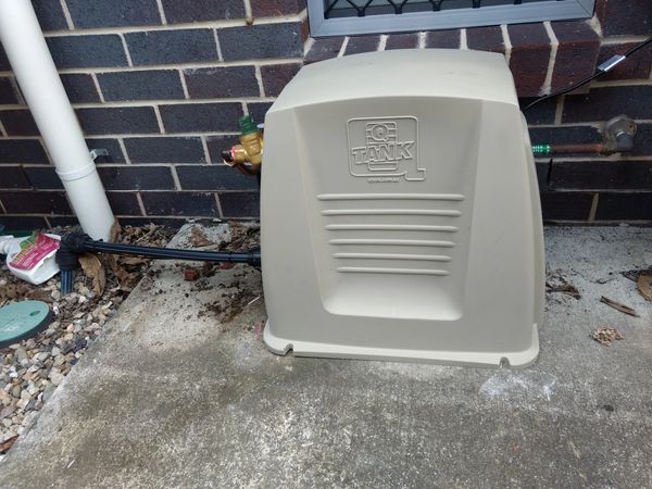 Pump Cover Installed for Weather Protection