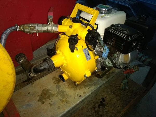 Replacement Firefighter Pump Installed