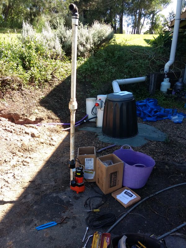 Orange SP100VA Sump Pump for A&A Worm Farms Septic System