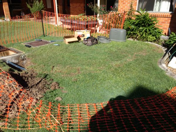 Backfilling Suction Pipe Trench