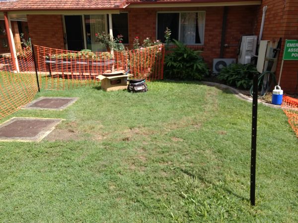 Trench Backfilled & Turf Reinstated