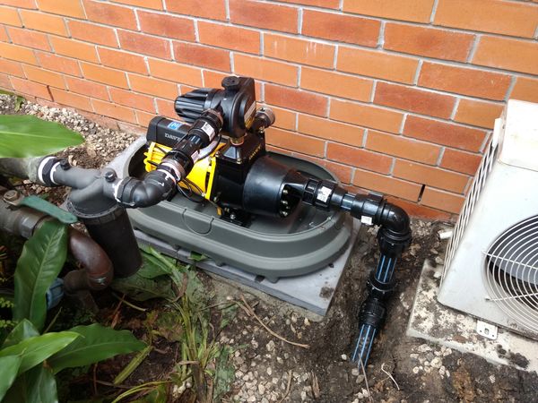 Davey 165S1T Pump Installed