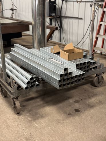 Materials ready for the next step: welding