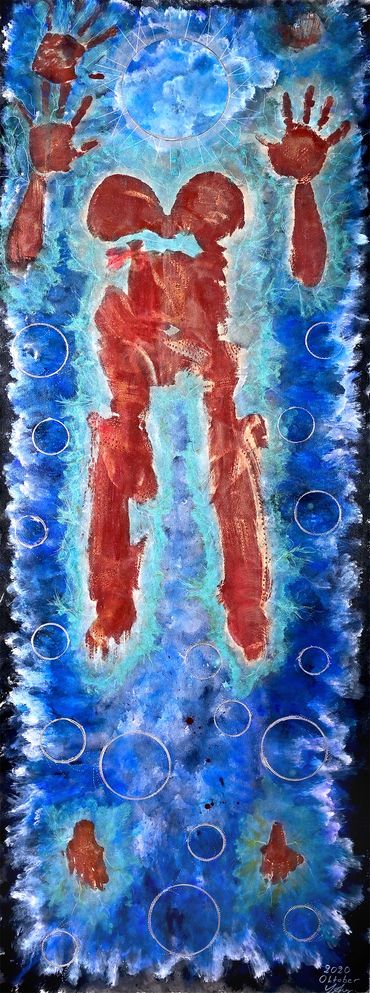 220 x 80
Acryl auf Leinwand