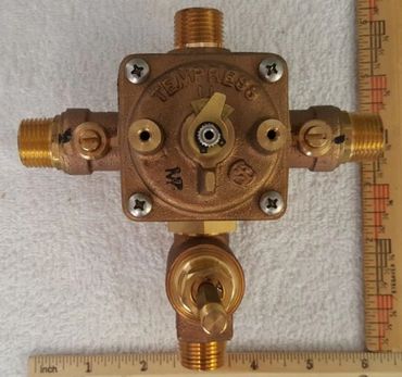 TEMPRESS II PRESSURE BALANCE TUB AND SHOWER VALVE WITH DIVERTER #9-OS32T
